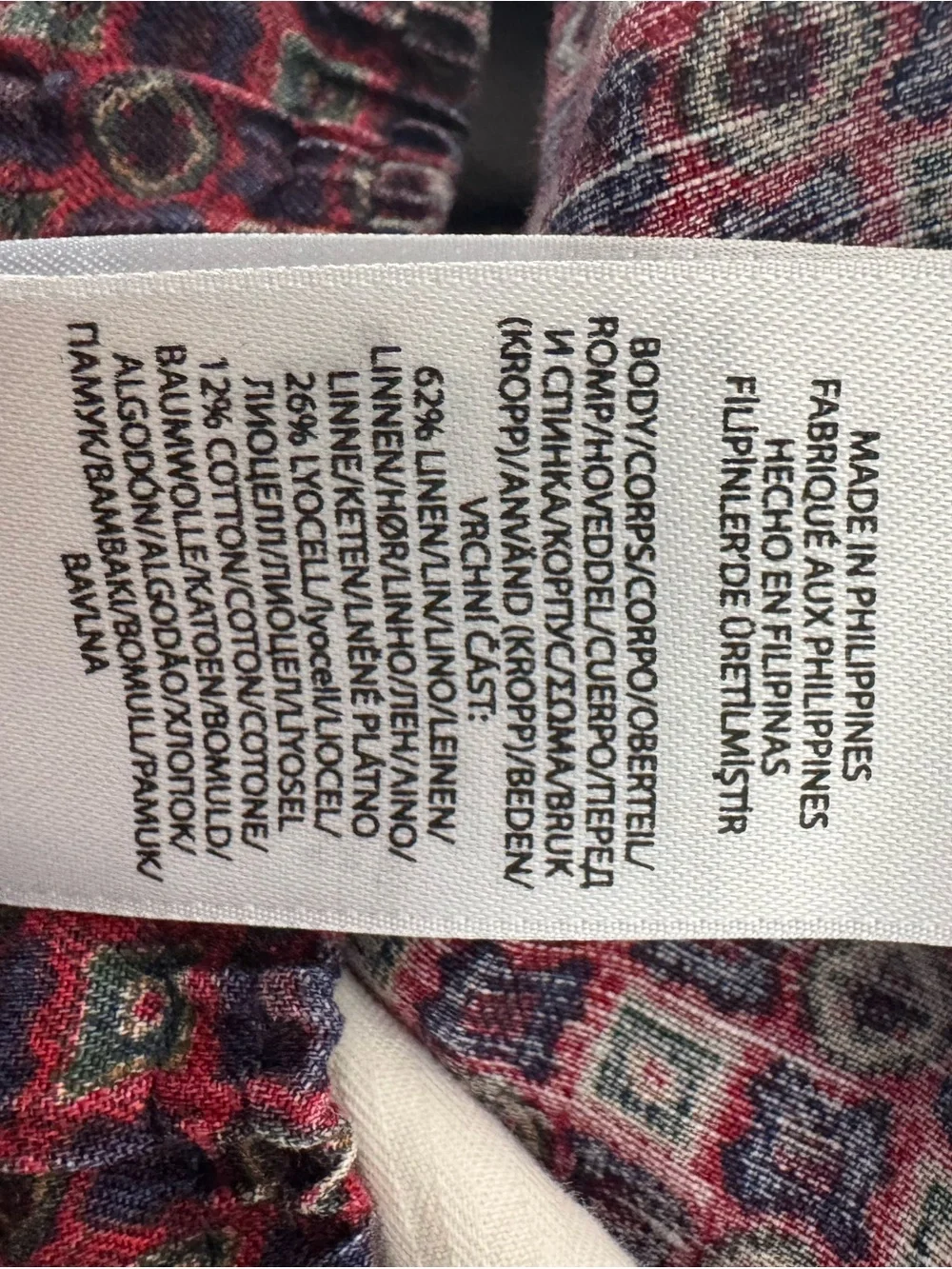 Vintage Polo Ralph Lauren Linen Blend Men’s Geometric Pants Sz Medium Preppy